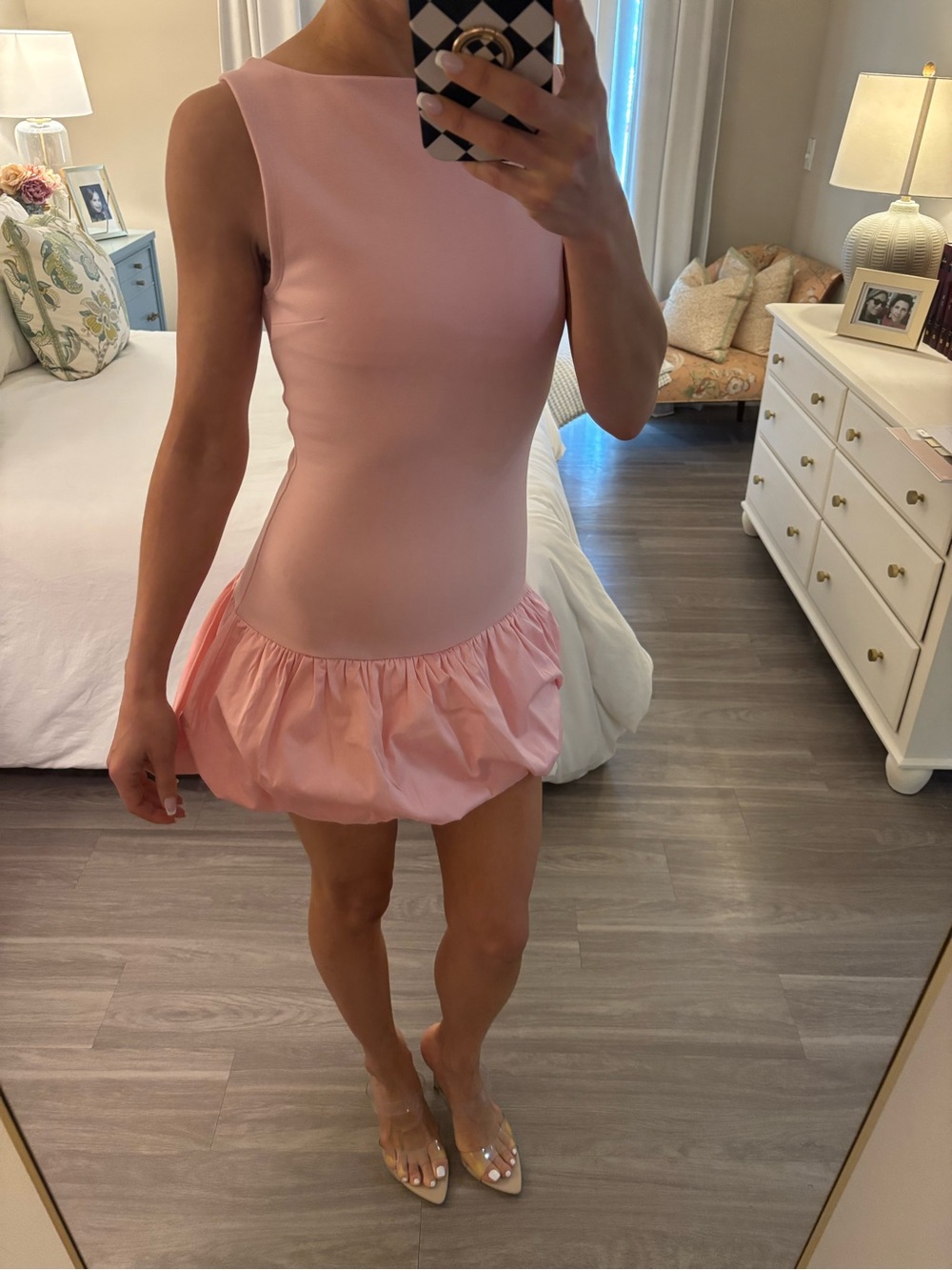 🌸 Miaou Pamela Dress in Blush Pink – NWT 🌸